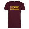 Thumbnail image for  Womens Maroon Short Sleeve Tee