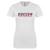Thumbnail image for  Next Level Womens White Boyfriend Tee