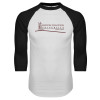 Thumbnail image for  White/Black Raglan Baseball T Shirt