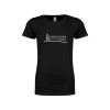Thumbnail image for  Next Level Girls Black Fashion Fit T Shirt