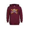 Thumbnail image for  Youth Maroon Fleece Hoodie