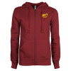 Thumbnail image for  ENZA Womens Maroon Fleece Full Zip Hoodie
