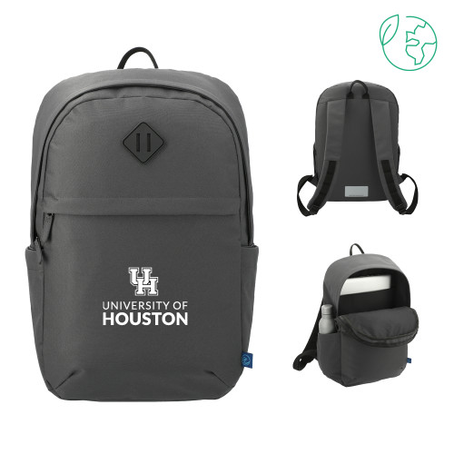 Univ of Houston Repreve Charcoal Ocean Commuter Computer Backpack