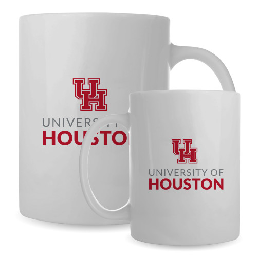 Univ of Houston Full Color White Mug 15oz