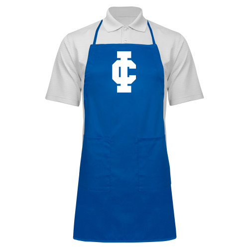  Full Length Royal Apron - IC Athletic Logo