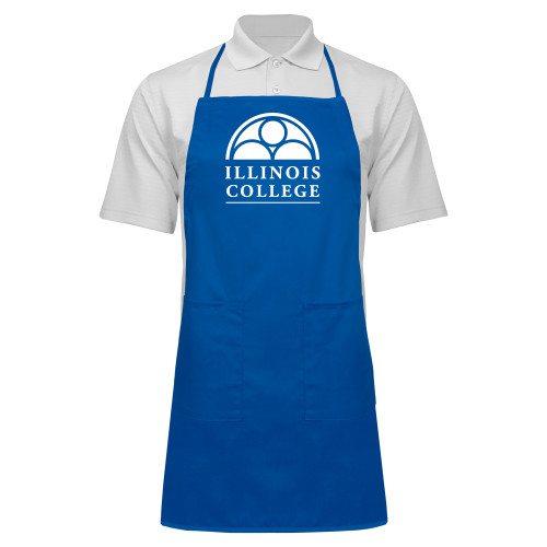  Full Length Royal Apron - Collegiate Logo Vertical