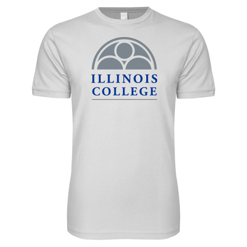  Next Level White SoftStyle T Shirt - Collegiate Logo Vertical
