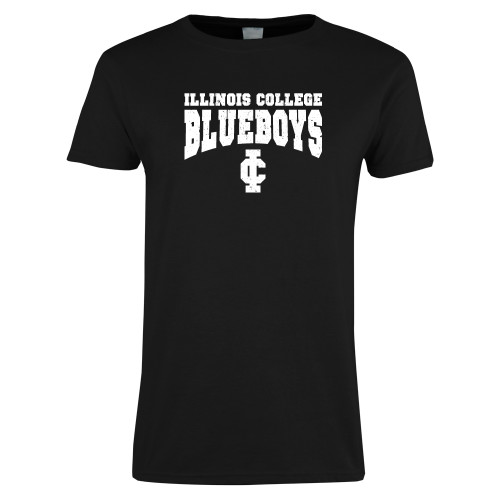  Womens Black Short Sleeve Tee - Blueboys