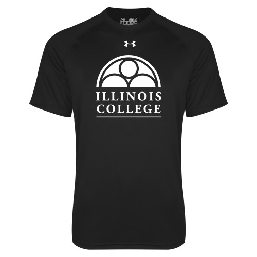  Under Armour Black Tech Tee - Collegiate Logo Vertical
