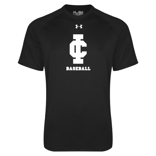  Under Armour Black Tech Tee - Baseball