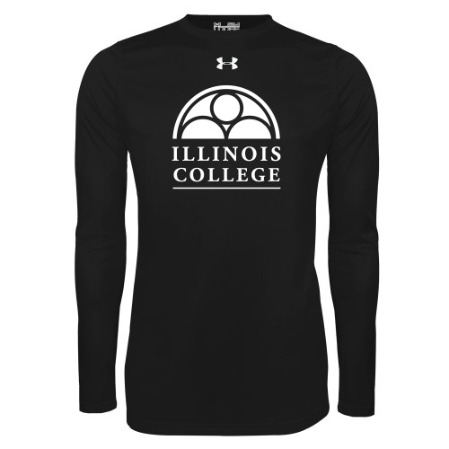  Under Armour Black Long Sleeve Tech Tee - Collegiate Logo Vertical