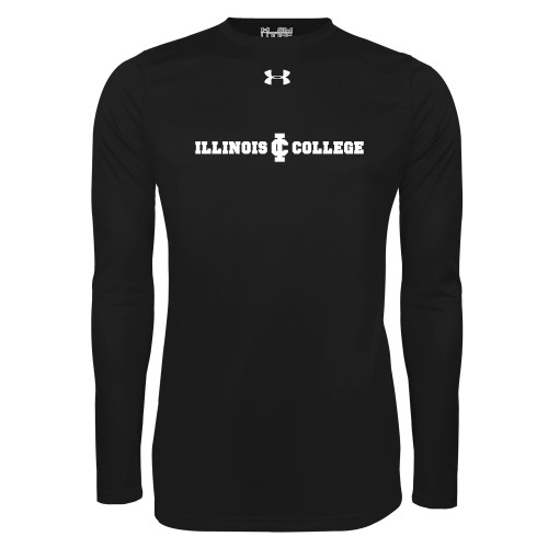  Under Armour Black Long Sleeve Tech Tee - Long Athletic Logo