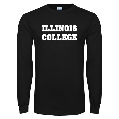  Black Long Sleeve T Shirt - Wordmark