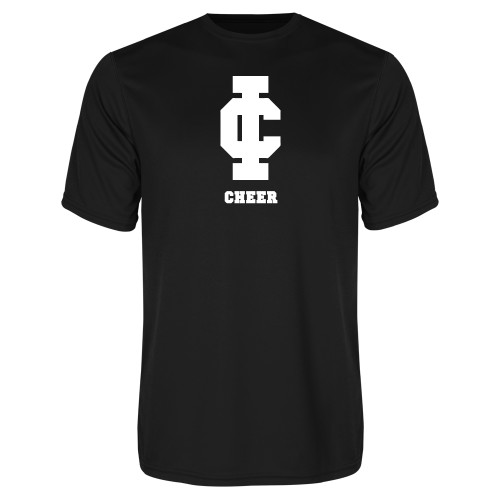  Black Performance Tee - Cheer