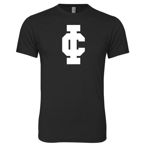  Next Level Black Triblend Tee - IC Athletic Logo