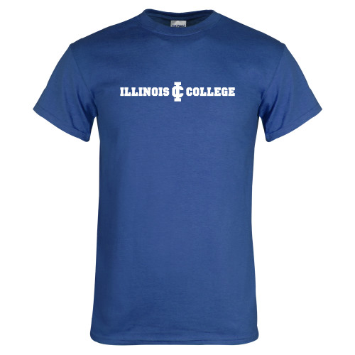  Royal T Shirt - Long Athletic Logo
