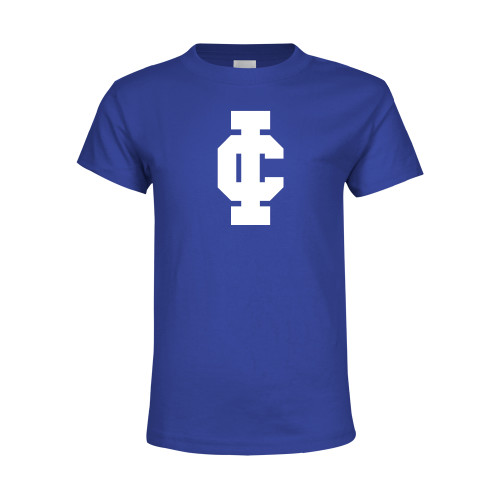  Youth Royal T Shirt - IC Athletic Logo