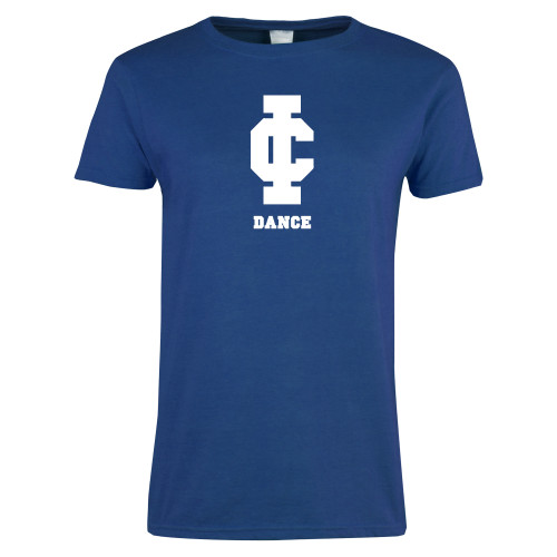  Womens Royal Short Sleeve Tee - Dance