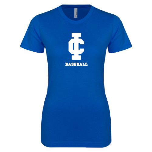  Next Level Womens Royal Boyfriend Tee - Baseball