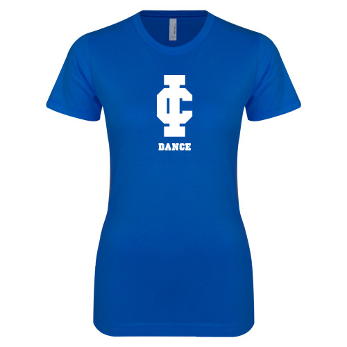  Next Level Womens Royal Boyfriend Tee - Dance