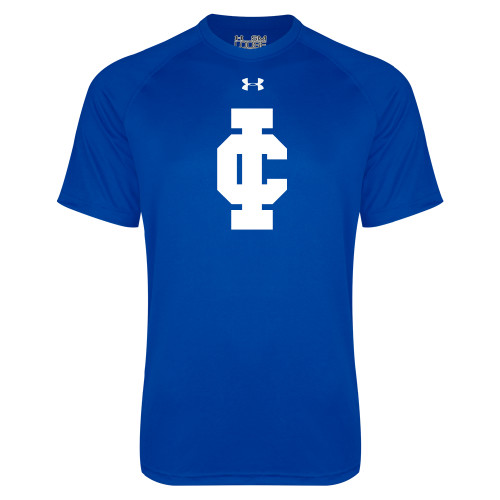  Under Armour Royal Tech Tee - IC Athletic Logo