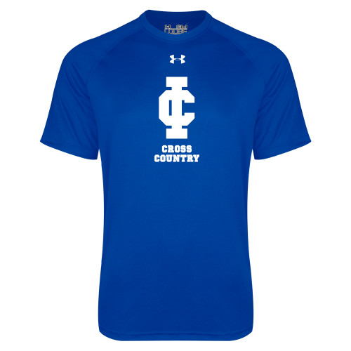  Under Armour Royal Tech Tee - Cross Country