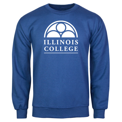  Royal Fleece Crew - Collegiate Logo Vertical