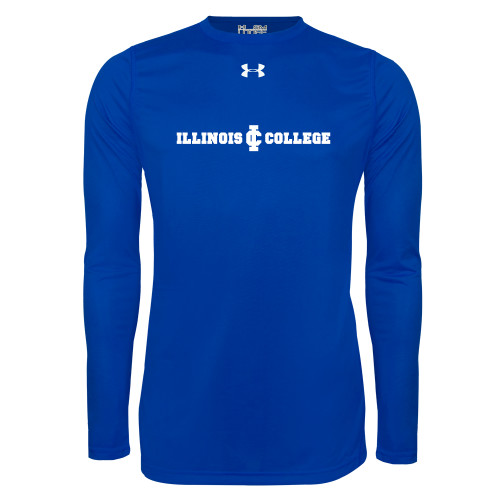  Under Armour Royal Long Sleeve Tech Tee - Long Athletic Logo