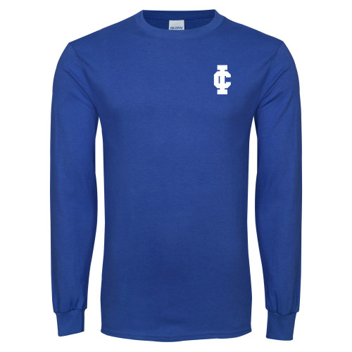  Royal Long Sleeve T Shirt - IC Athletic Logo