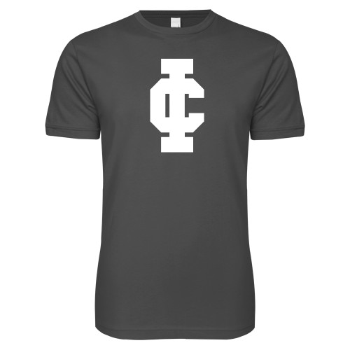  Next Level Charcoal SoftStyle T Shirt - IC Athletic Logo