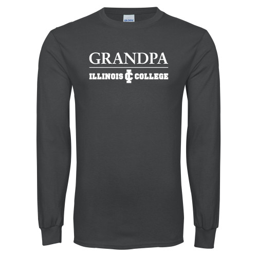  Charcoal Long Sleeve T Shirt - Grandpa