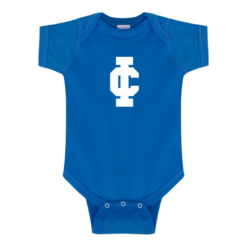  Royal Infant Onesie - IC Athletic Logo