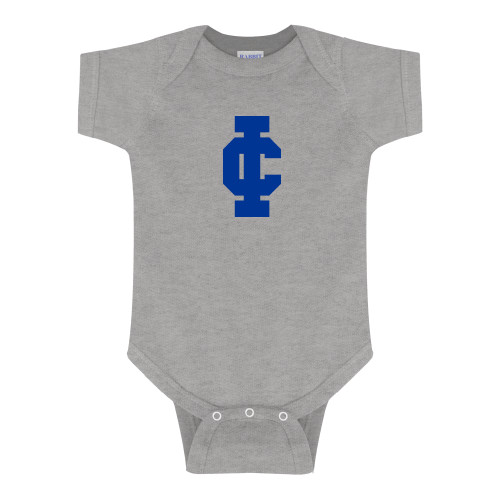 Grey Infant Onesie - IC Athletic Logo