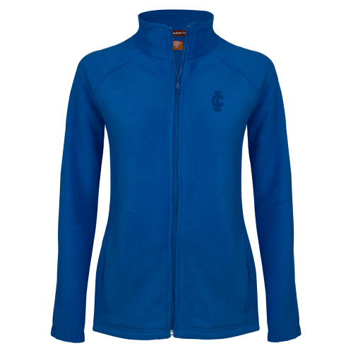  Womens Royal Fleece Full Zip Jacket - IC Athletic Logo