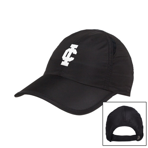  Black Performance Cap - IC Athletic Logo
