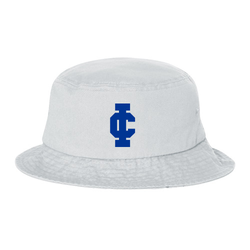  Sportsman White Bucket Hat - IC Athletic Logo