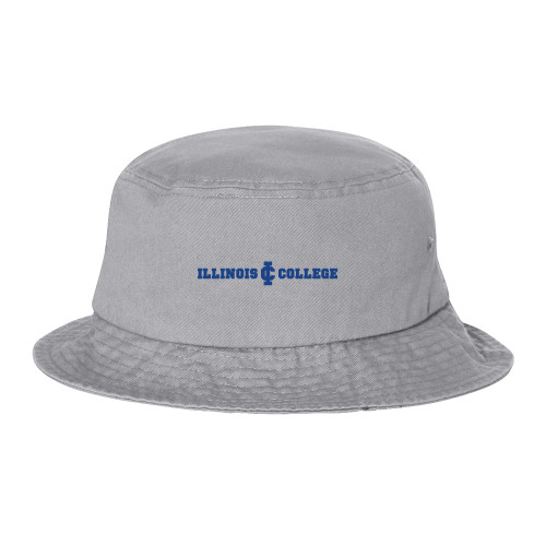  Sportsman Grey Bucket Hat - Long Athletic Logo