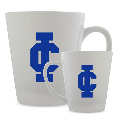 Full Color Latte Mug 12oz - IC Athletic Logo