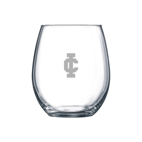  Libbey Stemless Glass 17oz - IC Athletic Logo Engraved