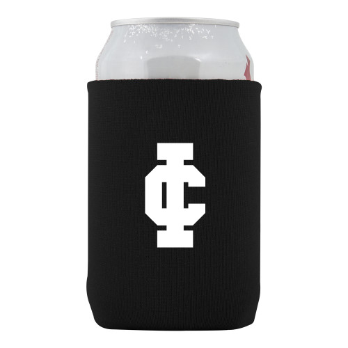  Neoprene Black Can Holder - IC Athletic Logo