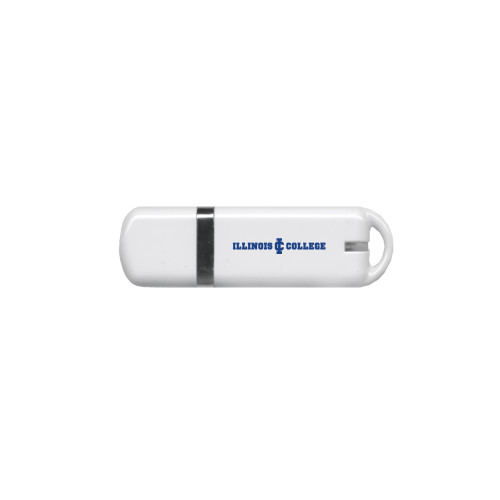  USB White Pen Drive 4G - Long Athletic Logo