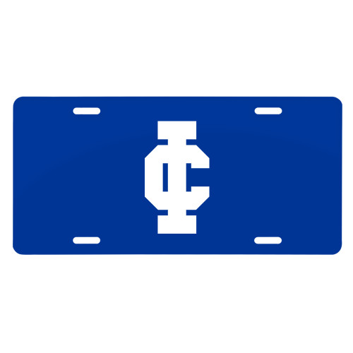 License Plate - IC Athletic Logo