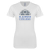 Thumbnail image for  Next Level Womens White Boyfriend Tee