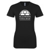 Thumbnail image for  Next Level Womens Black Boyfriend Tee