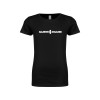 Thumbnail image for  Next Level Girls Black Fashion Fit T Shirt