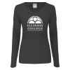 Thumbnail image for  Womens Dark Heather Long Sleeve V Neck Tee 