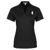Thumbnail image for  Womens Black Performance Fine Jacquard Polo