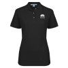Thumbnail image for  Womens Silk Touch Black Pique Polo