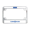 Thumbnail image for  Metal Motorcycle License Plate Frame in Chrome