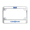 Thumbnail image for  Metal Motorcycle License Plate Frame in Chrome